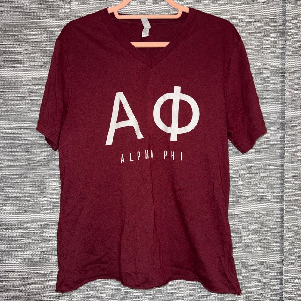 Alpha Phi Sorority V-Neck Women’s Shirt